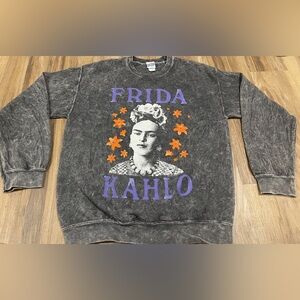 Frida Kahlo Junk Food Tees crew neck